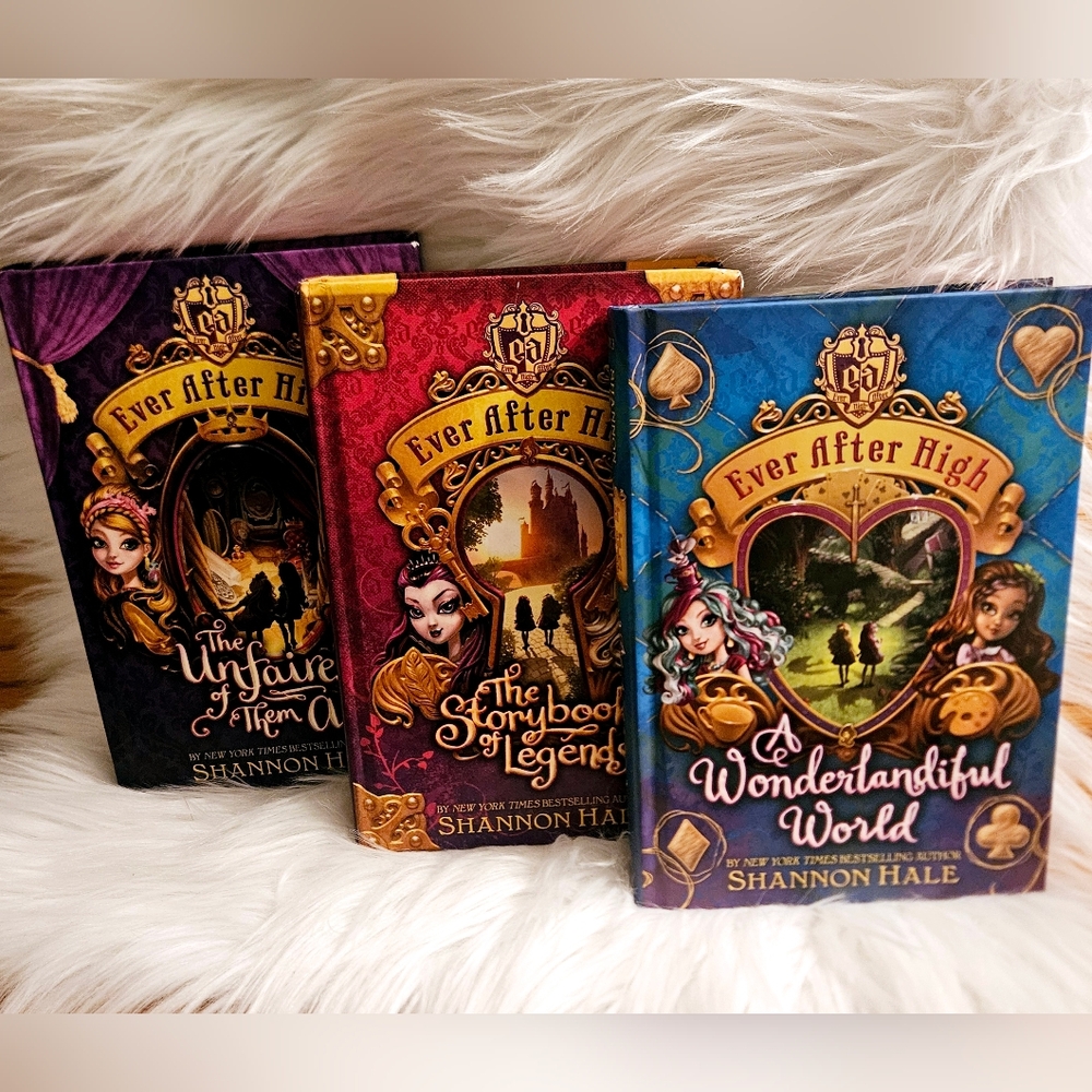 3 Ever After High Hardcover Books